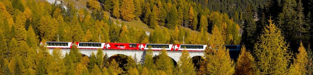 Glacier Express to St Moritz
