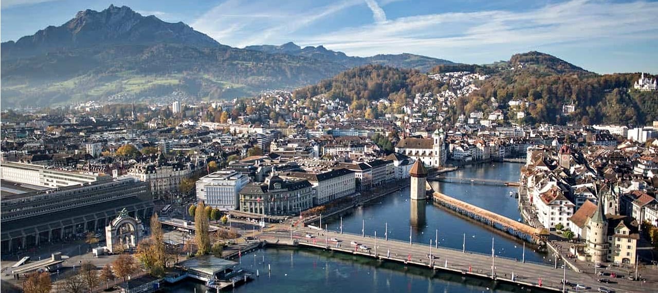 City of Lucerne in Switzerland