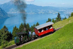 Mt Rigi Cogwheel train