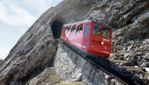 Mt Pilatus cogwheel train