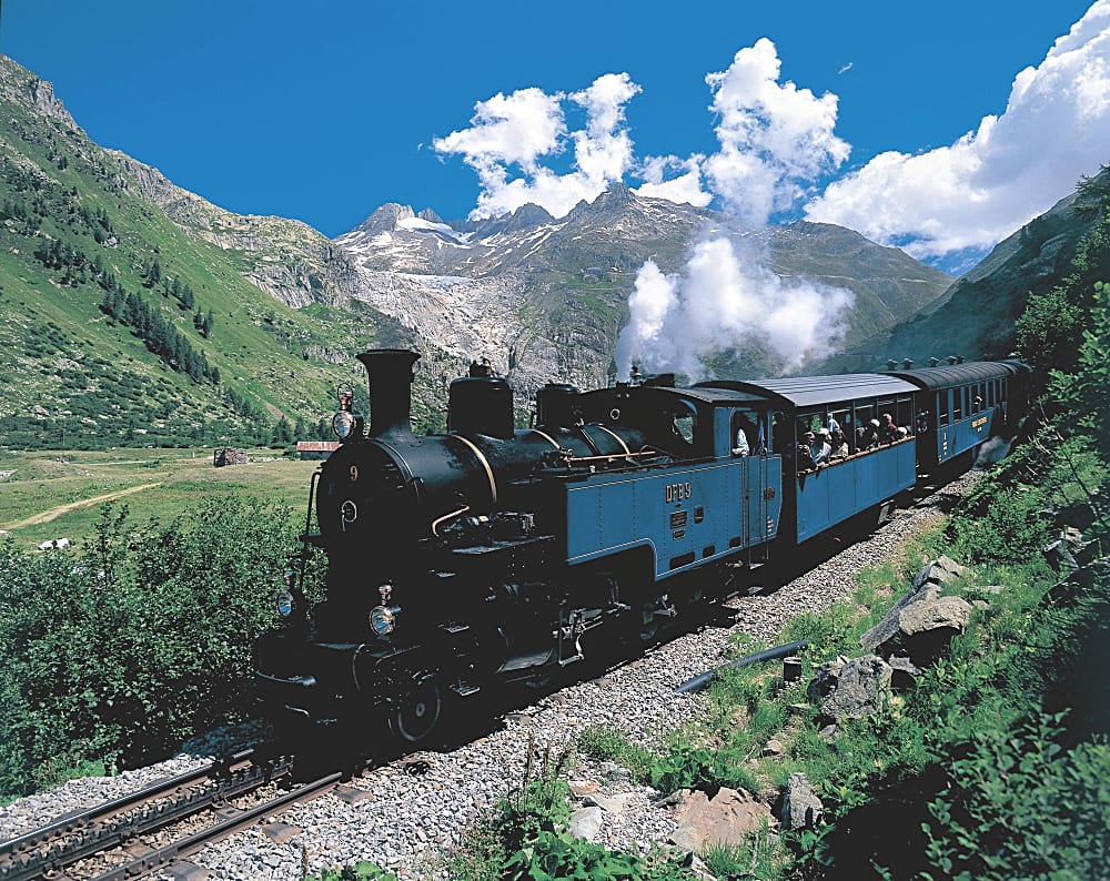 Furka Steam Railway Switzerland Rail Tour