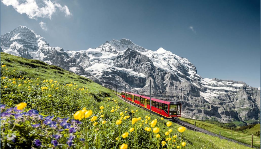 Jungfraul Rail in Switzerland